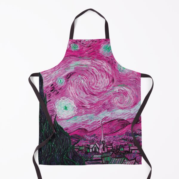 Item preview, Van Gogh, Starry Night, pink designed and sold by Mauswohn.