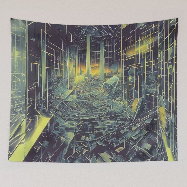 Item preview, Dreamy liminal anemoia painting designed and sold by ArthurVandelay.