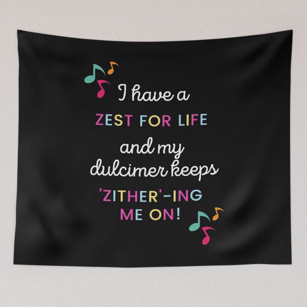 Item preview, Dulcimer Player Puns designed and sold by ojdart.