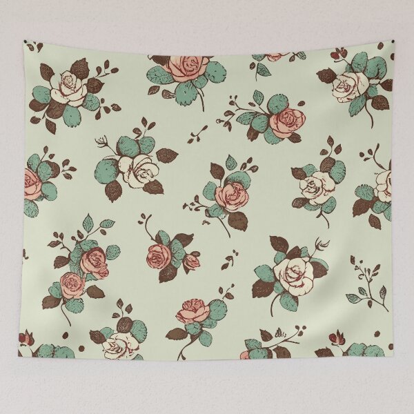 Item preview, Pink and White Little Roses designed and sold by SamJanner.