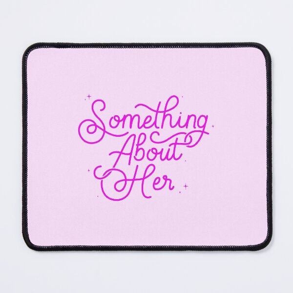 Item preview, Something About Her Calligraphy Pink designed and sold by Loverly123.