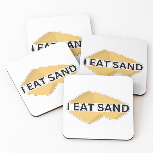 Item preview, I Eat Sand Beach Quote Meme designed and sold by IHeartArts.