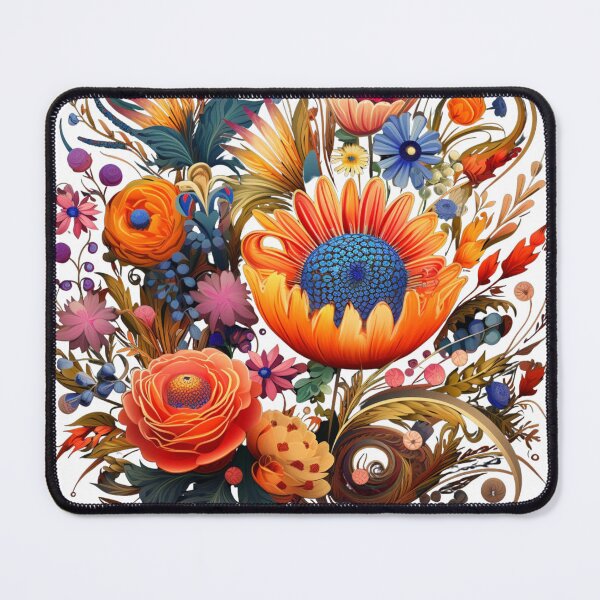 Item preview, Wild Flowers Botanical Flower Nature Colorfull Folk designed and sold by ArtFromBeyond.