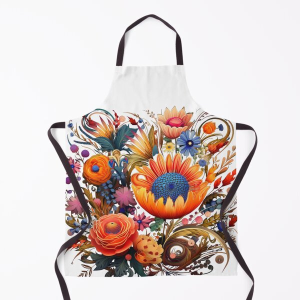 Item preview, Wild Flowers Botanical Flower Nature Colorfull Folk designed and sold by ArtFromBeyond.