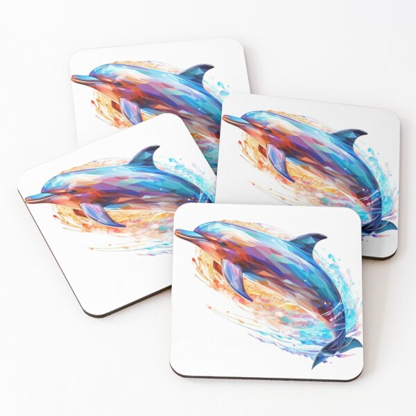 Item preview, Dolphin Realistic Photostyle Abstract Oil Art designed and sold by Ashura-AI.