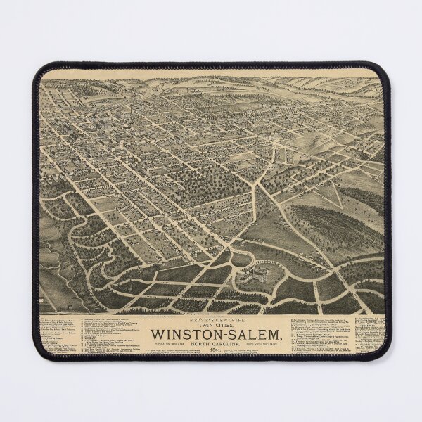 Item preview, Winston-Salem, North Carolina (1891) designed and sold by allhistory.