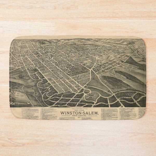 Item preview, Winston-Salem, North Carolina (1891) designed and sold by allhistory.