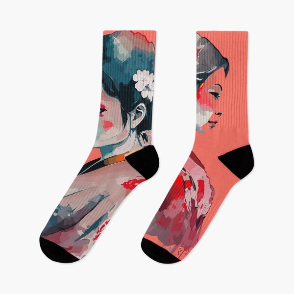 Item preview, Ukiyo Harmony: Two Women in Japanese Traditional Attire designed and sold by Pickmash.