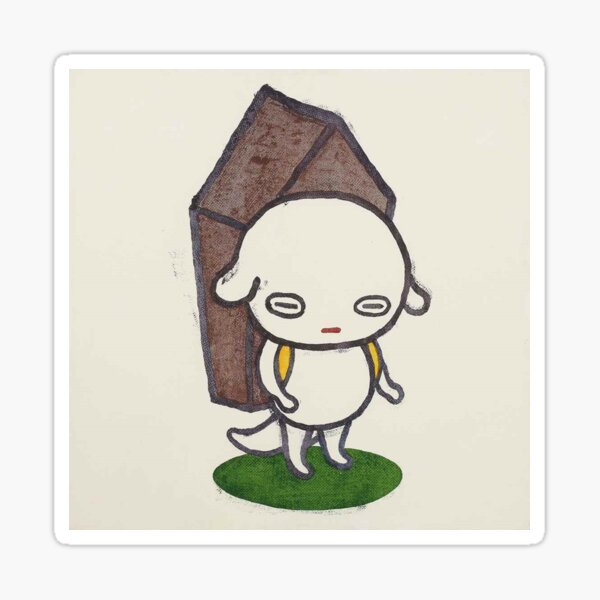 Item preview, Cute~ Yoshitomo Nara Dog Japanese Art Sticker designed and sold by babyfangs.