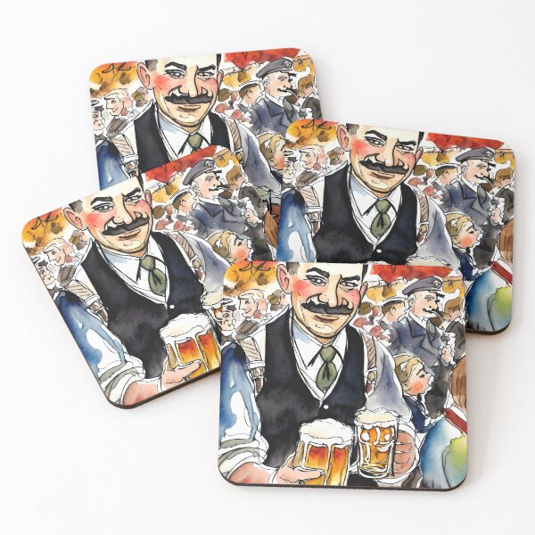 Item preview, Waiter in oktoberfest drawing, oktoberfest, beer designed and sold by TirrellColister.