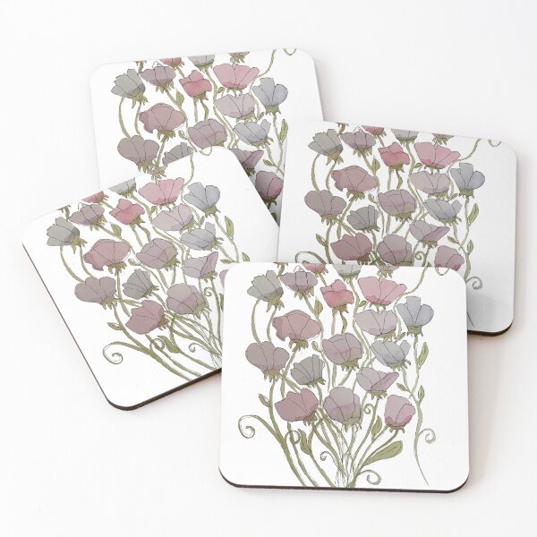 Item preview, Ink and Watercolor Flowers designed and sold by Lwdstk.