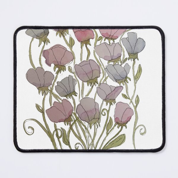 Item preview, Ink and Watercolor Flowers designed and sold by Lwdstk.