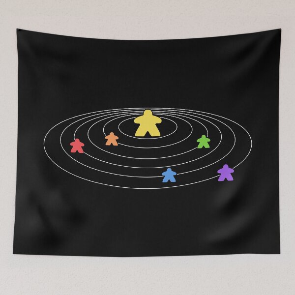 Item preview, Meeple Solar System Board Games designed and sold by pixeptional.