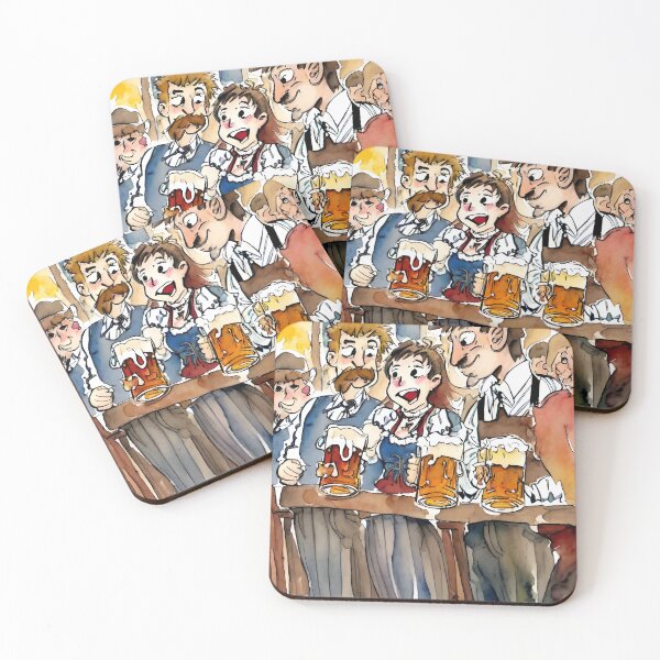 Item preview, Customers in Oktoberfest drawing, oktoberfest, beer designed and sold by TirrellColister.