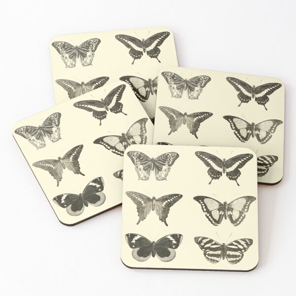 Item preview, Vintage Butterfly Illustration - Neutral designed and sold by gildedfinches.