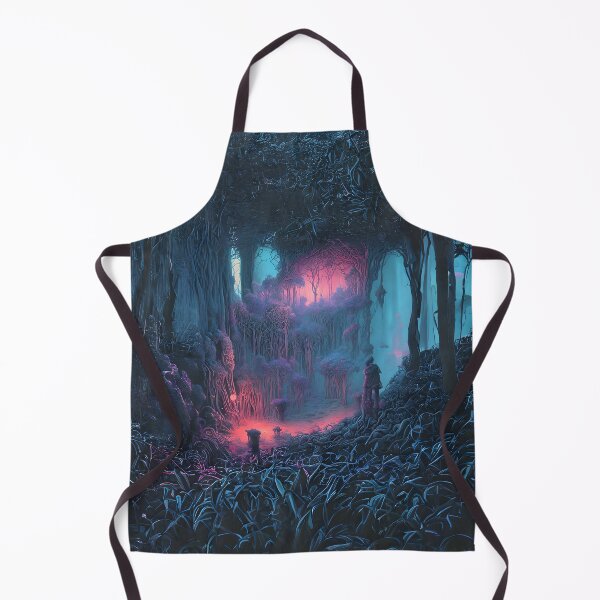 Item preview, Eerie magical forest at night designed and sold by ArthurVandelay.