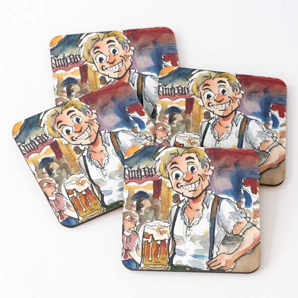 Item preview, Boy with glass of craft beer, man drinking beer, oktoberfest, beer designed and sold by TirrellColister.