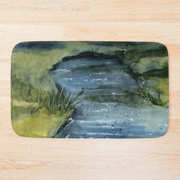 Item preview, Summer Stream - Watercolor Painting designed and sold by Pattokarts.