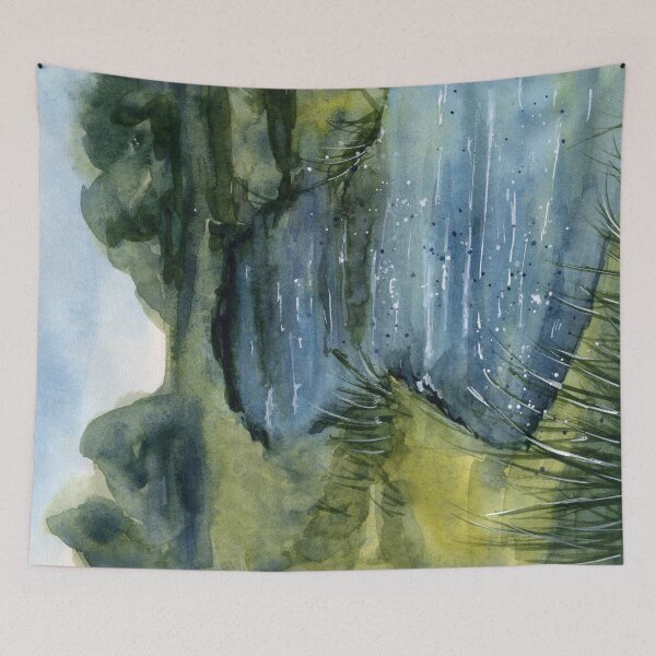 Item preview, Summer Stream - Watercolor Painting designed and sold by Pattokarts.