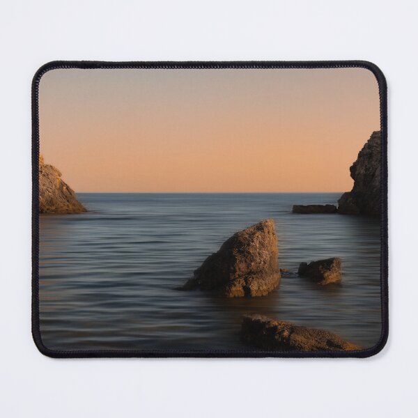 Item preview, Sunset mood at the sea with rocks designed and sold by rogerhphoto.