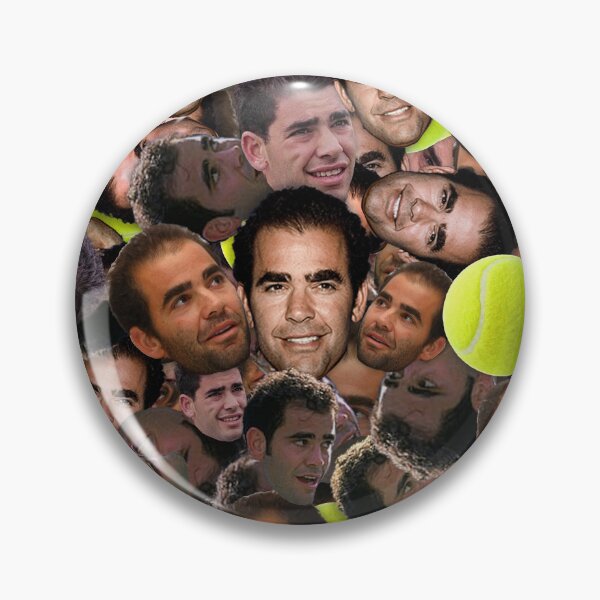 Item preview, Pete Sampras - Tennis face pattern designed and sold by ManOfManyFaces.