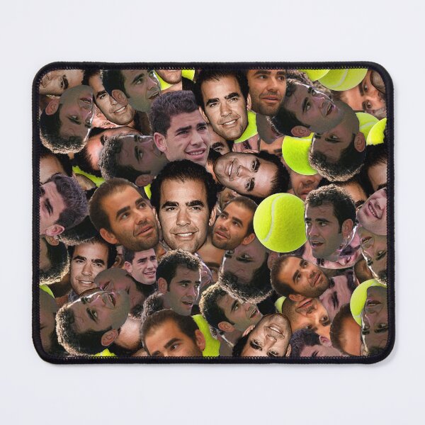 Item preview, Pete Sampras - Tennis face pattern designed and sold by ManOfManyFaces.