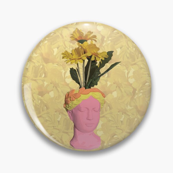 Item preview, Floral Roman Bust designed and sold by FilmGal.
