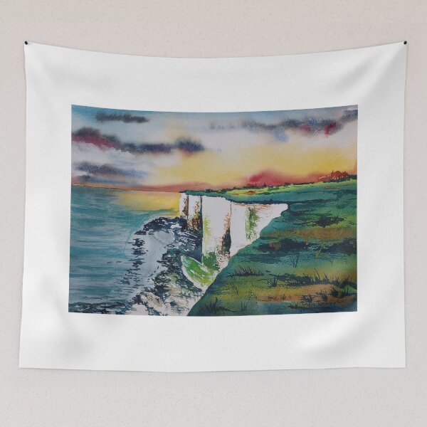 Item preview, Sunset from the cliff top designed and sold by Justin Turney Art.