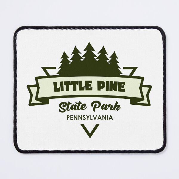 Item preview, Little Pine State Park Pennsylvania Trees And Ribbon designed and sold by bivenart.