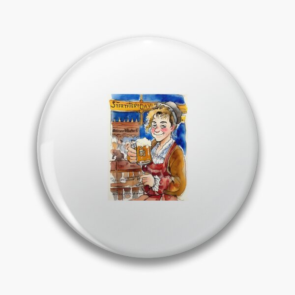 Artikelvorschau, Mädchen mit einem Glas Craft-Bier, Mädchen mit Bierglas, Oktoberfest, Bier entworfen und verkauft von TirrellColister.