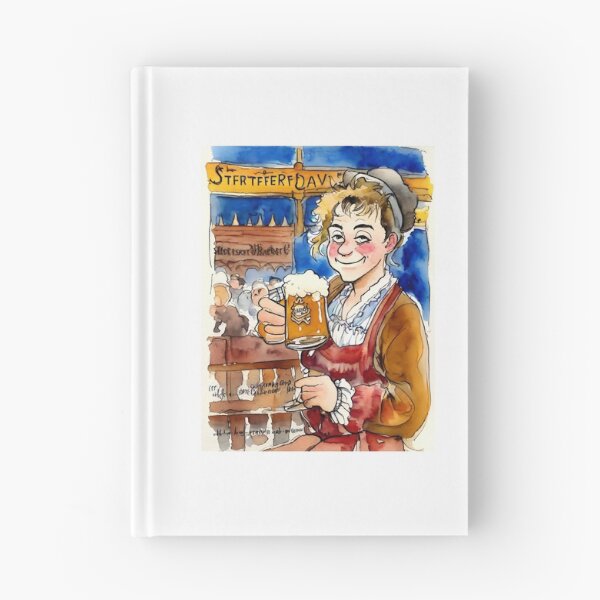 Artikelvorschau, Mädchen mit einem Glas Craft-Bier, Mädchen mit Bierglas, Oktoberfest, Bier entworfen und verkauft von TirrellColister.