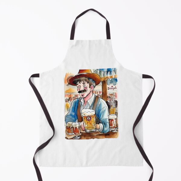 Artikelvorschau, Oktoberfest-Kellnerzeichnung, Oktoberfest-Kellner, Oktoberfest, Bier entworfen und verkauft von TirrellColister.