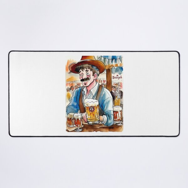 Artikelvorschau, Oktoberfest-Kellnerzeichnung, Oktoberfest-Kellner, Oktoberfest, Bier entworfen und verkauft von TirrellColister.