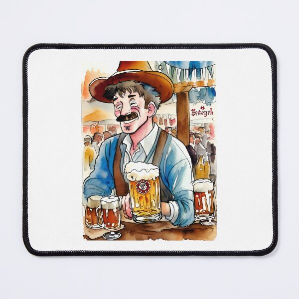 Artikelvorschau, Oktoberfest-Kellnerzeichnung, Oktoberfest-Kellner, Oktoberfest, Bier entworfen und verkauft von TirrellColister.