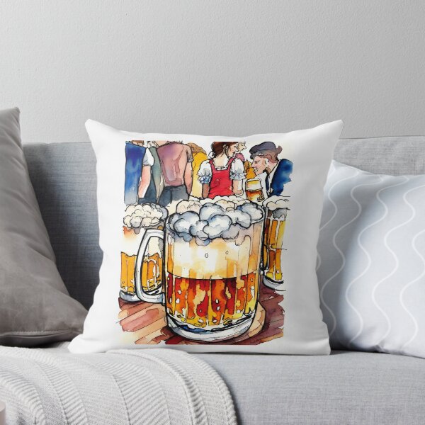 Item preview, Craft beer watercolor art, Craft beer, fresh beer, oktoberfest designed and sold by TirrellColister.