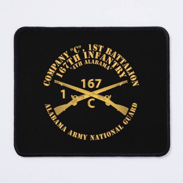 Item preview, Army - Company C, 1st Bn, 167th Infantry - 4th Alabama - ALARNG - Inf Branch X 300 designed and sold by Military Insignia Products.