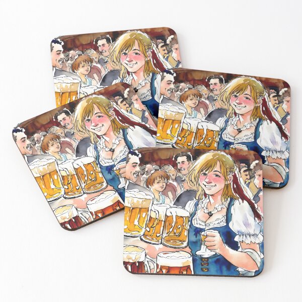 Item preview, Girl with craft beer, oktoberfest, beer designed and sold by TirrellColister.