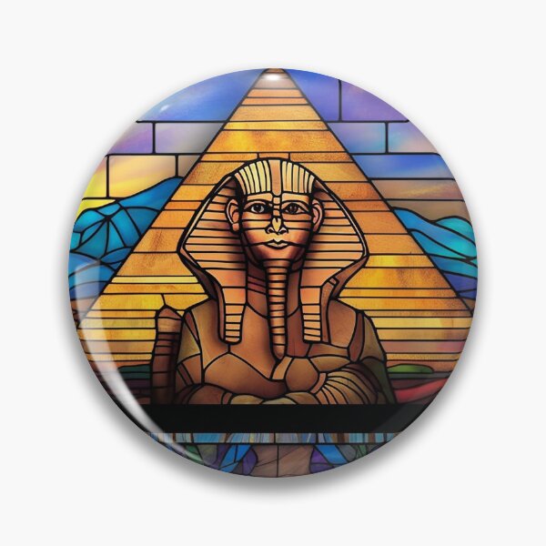 Artikelvorschau, Buntglas-Sphinx entworfen und verkauft von PyramidSchmear.