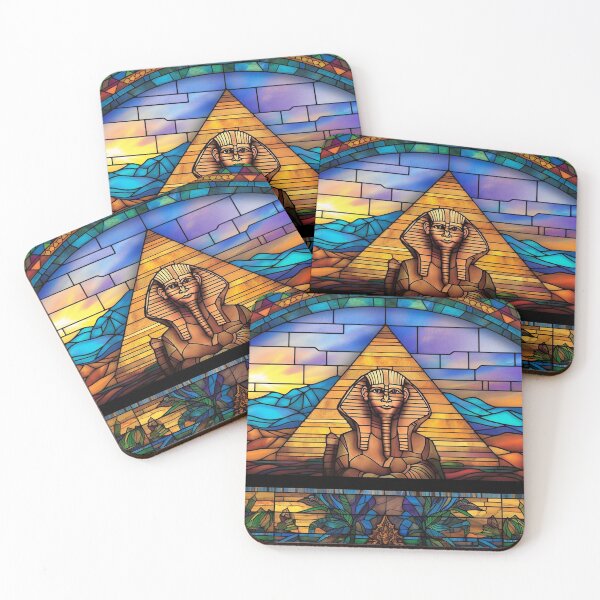 Artikelvorschau, Buntglas-Sphinx entworfen und verkauft von PyramidSchmear.