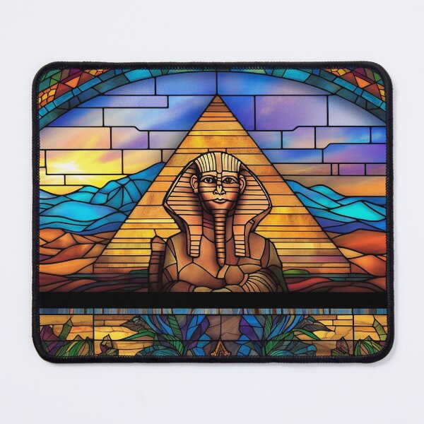 Aperçu de l'œuvre Vitrail Sphinx créée et vendue par PyramidSchmear.