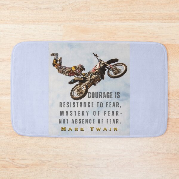 Item preview, Mark Twain portrait and quote: Courage is resistance to fear... designed and sold by artbleed.