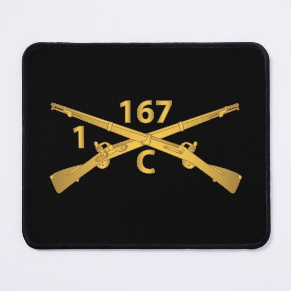 Item preview, Army - Company C, 1st Battalion, 167th Infantry Regiment - Inf Branch wo Txt X 300 designed and sold by Military Insignia Products.