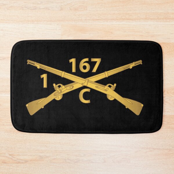 Item preview, Army - Company C,  1st Battalion, 167th Infantry Regiment - Inf Branch wo Txt X 300 designed and sold by Military Insignia Products.