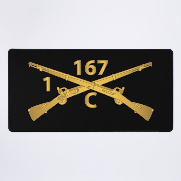 Item preview, Army - Company C, 1st Battalion, 167th Infantry Regiment - Inf Branch wo Txt X 300 designed and sold by Military Insignia Products.