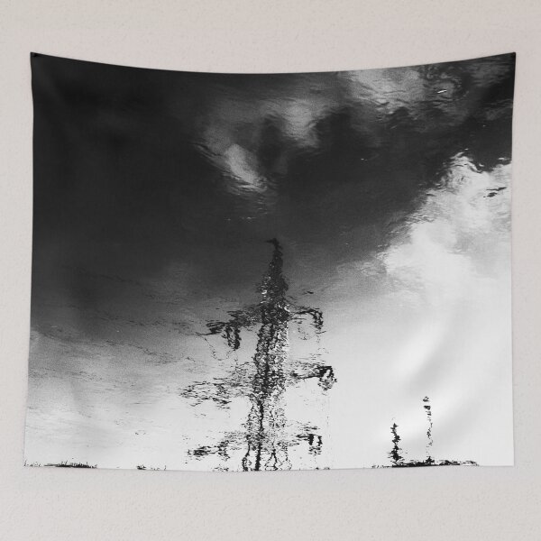 Item preview, Electrical tower reflection designed and sold by andfromwhite.