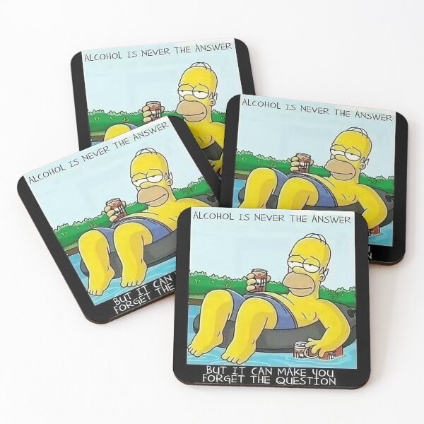 Item preview, alcohol is never the answer designed and sold by Kackos.