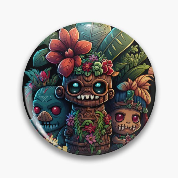 Item preview, The Raibow Tiki Trio designed and sold by GloriousIdiot.