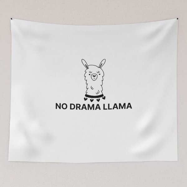 Item preview, no drama llama designed and sold by Just Smile.