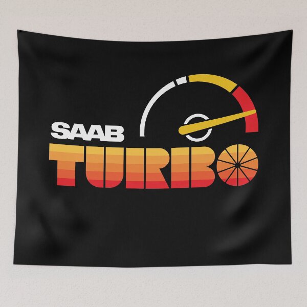 Item preview, SAAB Turbo retro look badge stripes with Gage designed and sold by blackdogshop.