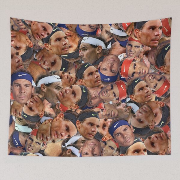 Item preview, Rafael Nadal - Tennis face pattern designed and sold by ManOfManyFaces.